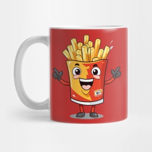 kawaii french fries T-Shirt cute potatofood Mug